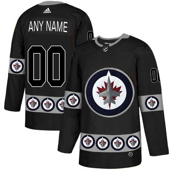 Customized Men's Winnipeg Jets Black Team Logos Fashion Adidas Jersey,We sell and wholesale Customized Men's Winnipeg Jets Black Team Logos Fashion Adidas Jersey on line form chian!